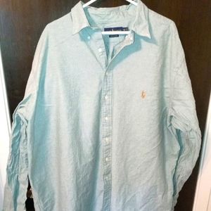 Long sleeve polo button up